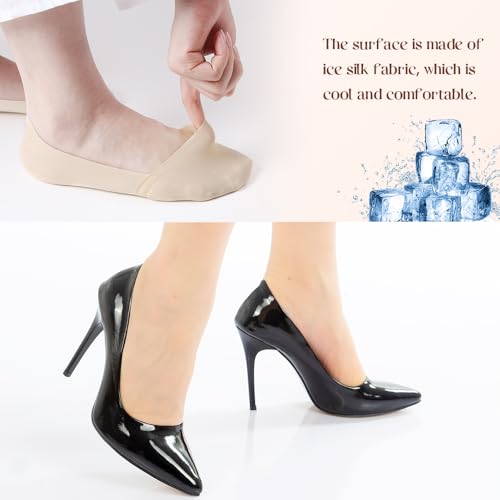 Image of Forbidden Road No Show Socks Non Slip Low Cut Invisible Socks for Women
