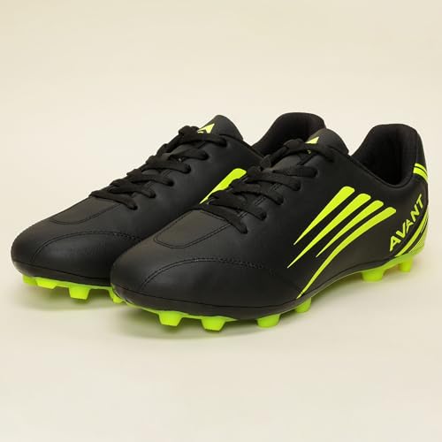 Image of AVANT Men's Phantom Football Shoes - Cushioned Insoles, Anti Skid with Rubber Studs, Lightweight Turf Football Shoes