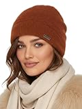 Photo Gallery baesics berretto invernale da donna e uomo, foderato in stile berretto, made in eu, caldo ed elastico, con fodera in pile, taglia unica per autunno e inverno, marrone, taglia unica Photo Gallery baesics berretto invernale da donna e uomo, foderato in stile berretto, made in eu, caldo ed elastico, con fodera in pile, taglia unica per autunno e inverno, marrone, taglia unica