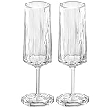 Photo Gallery koziol superglas club no. 14, set da 2 bicchieri, 100 ml, bicchieri da spumante e champagne in plastica trasparente effetto cristallo, lussuosi, infrangibili, riutilizzabili, festa, campeggio, 2 pezzi Photo Gallery koziol superglas club no. 14, set da 2 bicchieri, 100 ml, bicchieri da spumante e champagne in plastica trasparente effetto cristallo, lussuosi, infrangibili, riutilizzabili, festa, campeggio, 2 pezzi