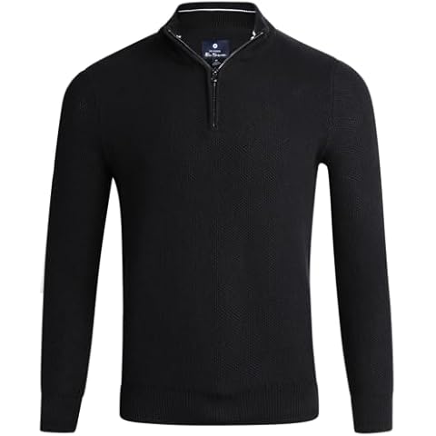 Ben Sherman Casual Quarter Zip Pullover Sweater Cover