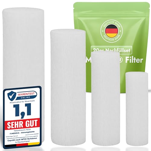 F.MERZCA® 20er Ersatzfilter – Filter für F.MERZCA Premium Rauchentwöhnung 2.0 – Nikotinfrei, F.MERZCA Filter Nachfüllset mit 4 Widerständen, Alternative zu Nikotinpflaster & Nikotinkaugummi F.MERZCA® 20er Ersatzfilter – Filter für F.MERZCA Premium Rauchentwöhnung 2.0 – Nikotinfrei, F.MERZCA Filter Nachfüllset mit 4 Widerständen, Alternative zu Nikotinpflaster & Nikotinkaugummi