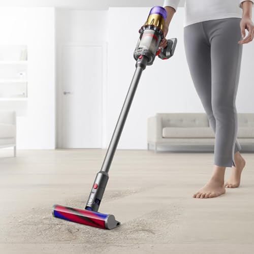DrRobor Verlängerungsrohr für Dyson V12 Slim/V9 Motorbar Stabstaubsauger, Ersatz Verlängerungsstange Teleskoprohr Zubehör 74cm - Schwarz