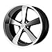 AMERICAN RACING NOVA GLOSS BLACK MACHINED NOVA 22x9 5x127.00 GLOSS BLACK MACHINED (15 mm) CUSTOM RIM