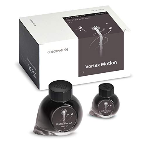 Image of Colorverse Ink - Astrophysics - Vortex Motion (65ml & 15ml) Fountain Pen Ink
