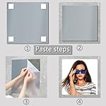 Wall Mirror Tiles,Full Length Tiles,Flexible Full Body Mirror for Bedroom,Living Room,Acrylic Wall-Mounted Mirrors,Frameless Tiles (12''x12''x4PCS) - Image 5