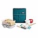 PackIt® Freezable Lunch Bag, Deep Teal, Built with EcoFreeze® Technology, Foldable, Reusable, Zip with Buckle Handle, Designed for Work Lunches and Fresh Lunch On the Go