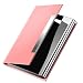 Business Card Holder, Business Card Case Luxury PU Leather & Stainless Steel Multi Card Case,Business Card Holder Wallet Credit Card ID Case/Holder for Men & Women. (Pink)