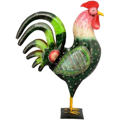 Exner dekoratives extragroßes frühlingshaftes buntes Deko-Huhn...