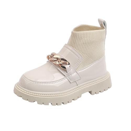 Toddler Boys Girls Boots Kids Soft Plush Lining Faux Fur Snow Bootie Cold Weather Outdoor Boots Short Fall Booties