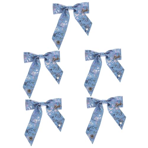 Épinglette grand nœud pour costume de travail et uniformes scolaires élégants 5pcs