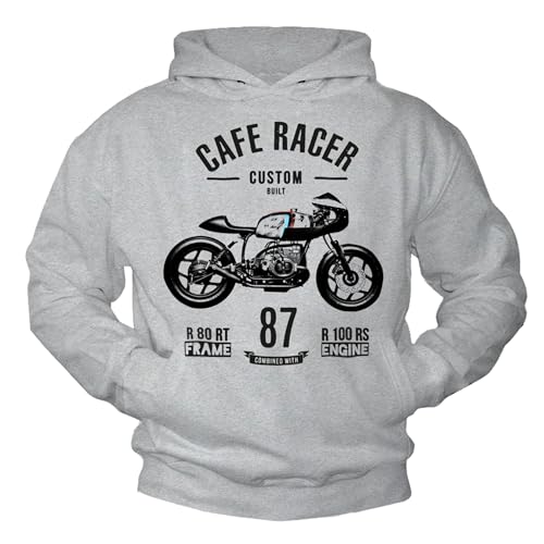 Sweat Shirt Hoodie Cafe Racer R100 Makaya pour les Balades en Moto Vintage