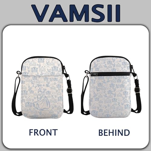 VAMSII Fairy Tale Princess Gift Princess Crossbody Bag For Friend Sister Glass Slipper Gift3