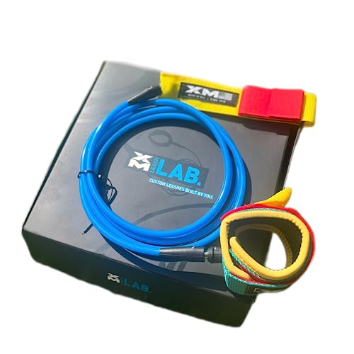 XM SURF MORE Design Your Custom Surfboard Leash, Personalize Colors for Cord Cuff and Rail Saver, Made in USA
