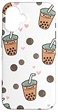 iPhone 16 Cute Little Boba Tea Bubble Milk Tea Graphic Case