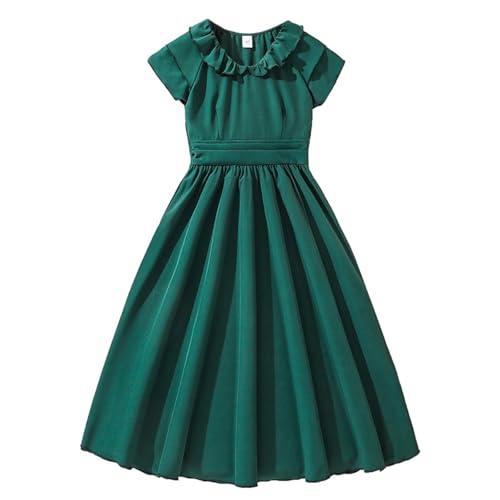 Robe d'été pour enfants, robe de princesse taille haute et fine pour fille minimaliste F410