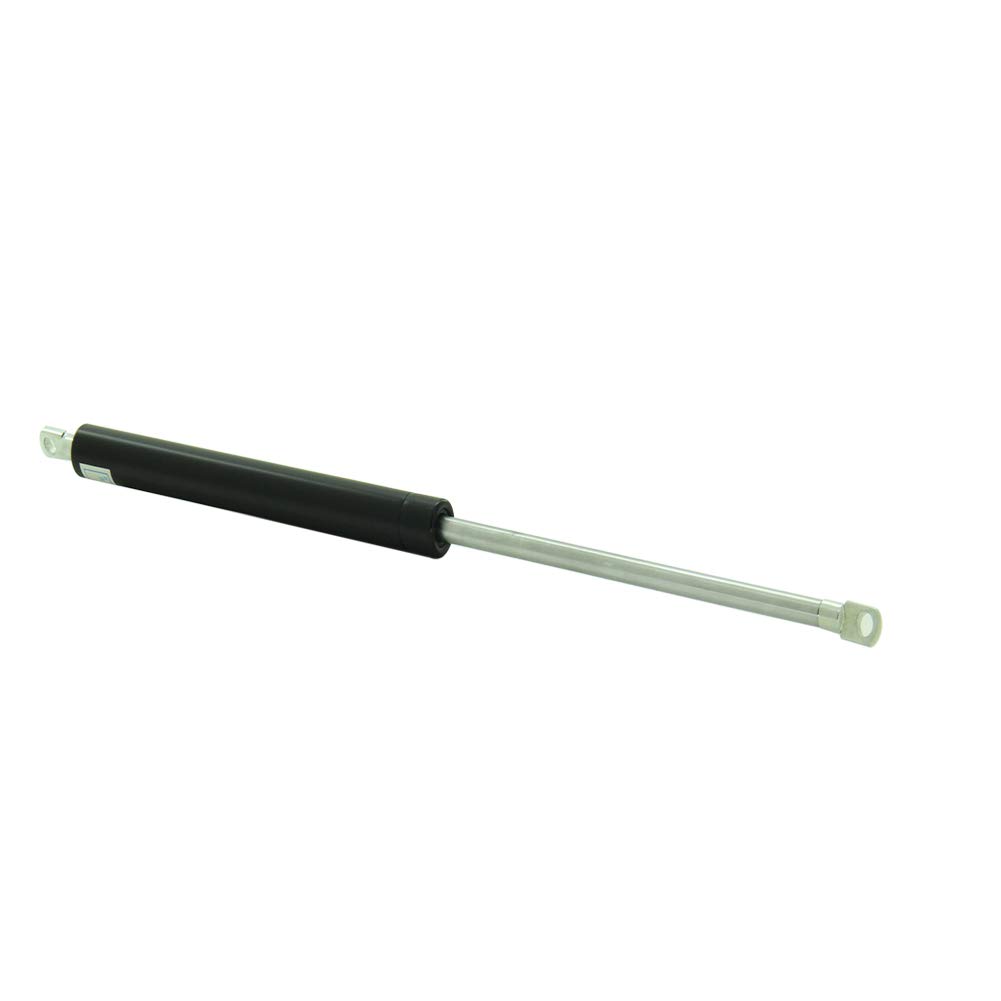 MroMax 220mm Rod 350N Force Flat Head Furniture Lift Stay Support Gas Spring Strut Black 1Pcs