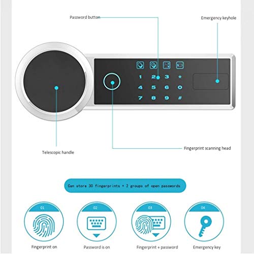 Petit coffre-fort électronique pour protéger vos clés et documents - 4