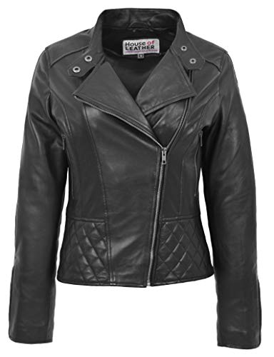 Veste de motard en cuir véritable pour affronter le vent avec style