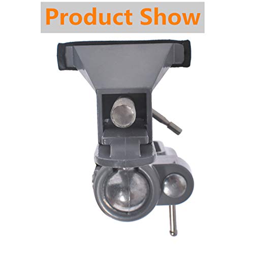 Findmall DOES NOT APPLY Universal Table Vise 3 Aluminum Swivel 360 Degrees Rotating thumb #4