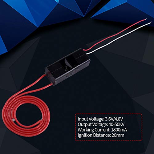 Transformador de pulso de alta tensão Gerador de arco DC 3,6V/4,8V a 40KV-50kV AC Boost Power Módulo