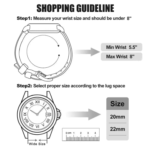Image of TACTICAL FROG Nylon Watch Band 18mm 19 mm 20mm 22 mm 24 mm, Waterproof Military Watch Straps Replacement for Men Women, With Stainless Steel Buckle