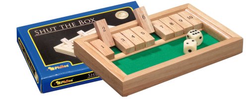 Preisvergleich Produktbild Philos 3129 - Shut The Box, mini, Würfelspiel, Klappenspiel