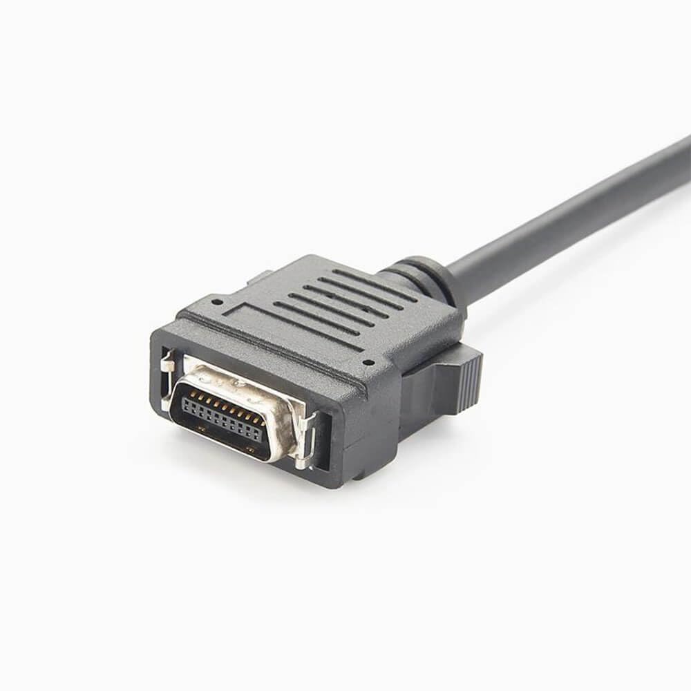 Elecbee SCSI MDR 20 pin maschio a maschio connettore a scatto diritto con cavo servo 2 m