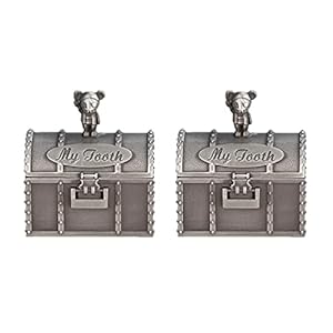 Tand Fairy Box Kids Tand Opslag Houder Organizer voor Verloren Tanden Metalen Organisator Kids Loofverliezende Tanden Collectie Tand Fairy Doos voor jongens en meisjes voor kinderen