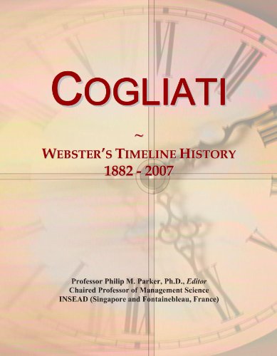 Cogliati: Webster's Timeline History, 1882 - 2007