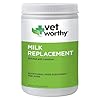Vet Worthy Milk Replacement for Dogs Milk Formula Replacer for Puppies Pregnant Lactating Elderly or Recovering Dogs Enriched with Colostrum Whey Protein Vitamins and Minerals 12oz