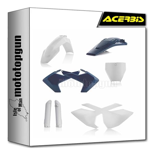 Kit cache carenage Acerbis 0021831.553 remplace plastique casse Husqvarna FC 350