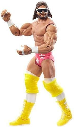 Miniatura 2 de WWE Wrestlemania Moments Macho Man Randy Savage - Carrito de anillos con ruedas rodantes, regalo coleccionable para fanáticos de WWE a partir de 6