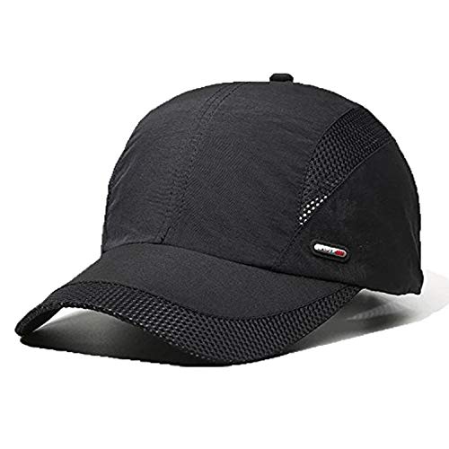 XIANGUO Casquette Baseball Homme Femme Golf Tennis Soleil Protection Mesh Cap Réglable Respirant Sechage Rapide Cover