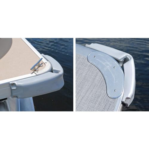 Taylor Made Pontoon Corner-Gard Boat Fender, 3"W x 12"L, PVC Construction Provides Cushioned Protection when Docking, Mounts Over Factory Aluminum Corner, Includes Fasteners – 31038 - image 2