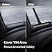 TYRINHAI Custom VIN Number Cover for Car Windshield – Anti Theft VIN Blocker Sticker, Personalized VIN Number Hider to Hide VIN & Protect Privacy (Black)