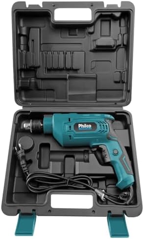 Furadeira Pfu01M 127V, Philco, 051101002, Azul/Preto/Cinza