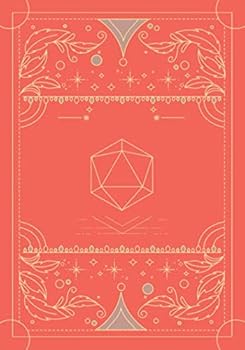 RPG Journal : Mixed Paper: Ruled, Graph, Hex: for Role Playing Gamers: Notes, Tracking, Mapping, Terrain Plans: Vintage Coral Dice Deco Cover Design