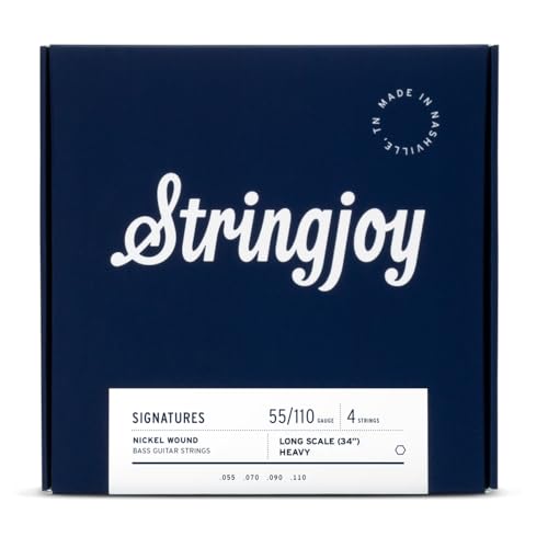 Stringjoy �X�g�����O�W���C 4���x�[�X�� SJ-BA55110LS .055-.110 Long Scale �j�b�P������ �n���h���C�h �A�����J��