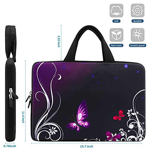 Icolor 43237-22293 14 15 15.4 15.6 Inch Laptop Handle Bag Computer Protect Case Pouch Holder Notebook Sleeve Neoprene Cover Soft Carring Travel Case thumb #6