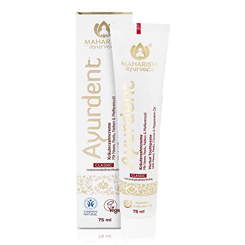 Maharishi Ayurveda Ayurdent Zahncreme Classic, 3x75 ml, aus 20 ayurvedische Kräuter Cover