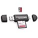 Produktbild ViewTek RD321  Kartenleser SD & Micro SD für USB/USB-C (USB Type-C) / OTG  Externer Kartenleser 4 in 1 USB 2.0  für Telefone, Computer und Tablet etc.