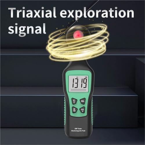 EMF Detector Digital 4-en-1 para Medición EMF y Temperatura miniatura 4
