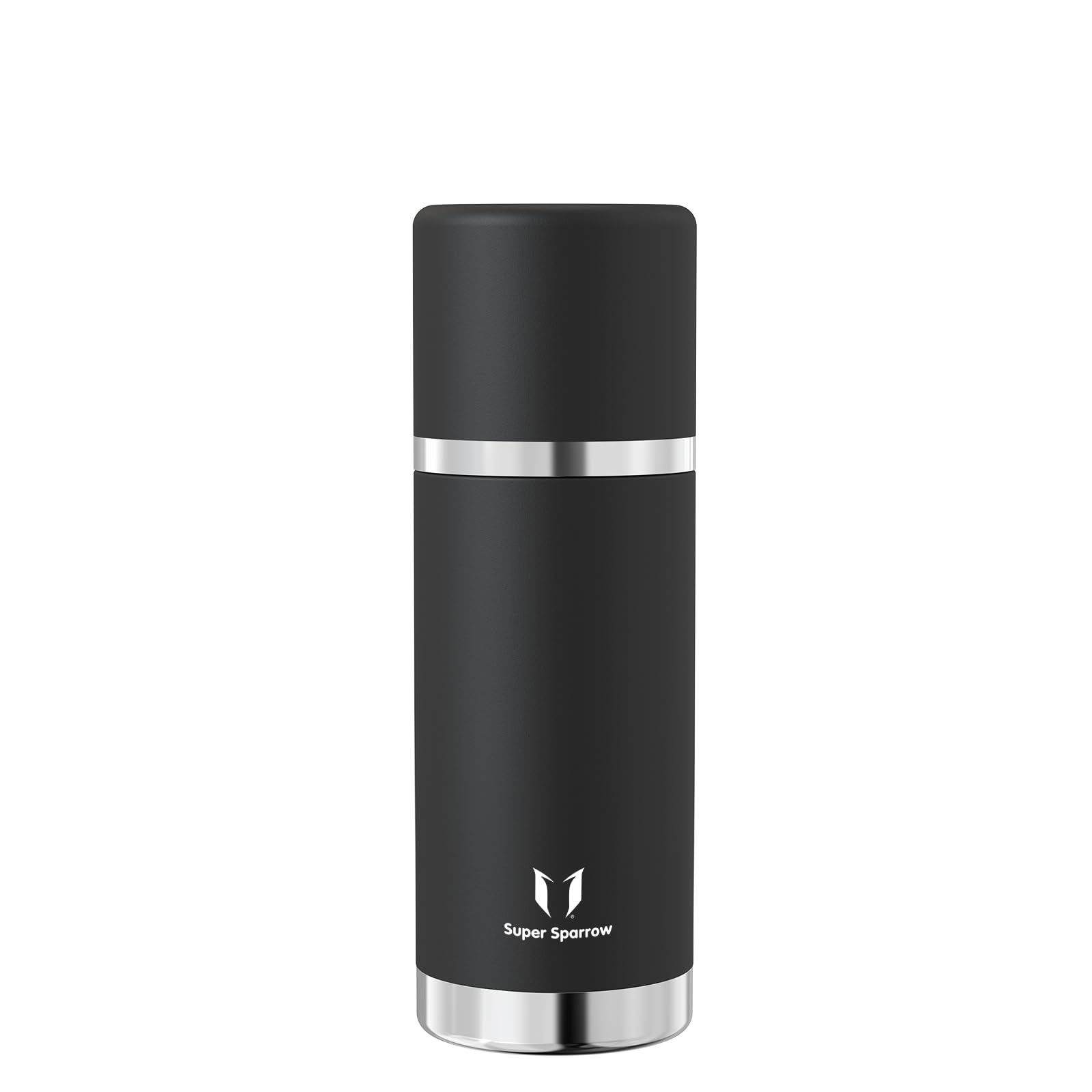 Super Sparrow Borraccia Termica -500ml/750ml/1000ml - Bottiglia Termica in Acciaio Inox - Borracce Senza BPA - Mantiene Calde 12 Ore o Fredde per 24 Ore - A Prova di Perdite Tappo Funge Anche da Tazza