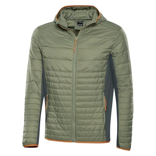 Veste hybride homme respirante et imperméable Black Crevice