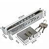 Geekbox Car Pedal Lock - 8 Holes Clutch Anti-Theft Security Tool for Van and Vehicle - Stainless Steel Adjustable Brake Lock With Key #4
