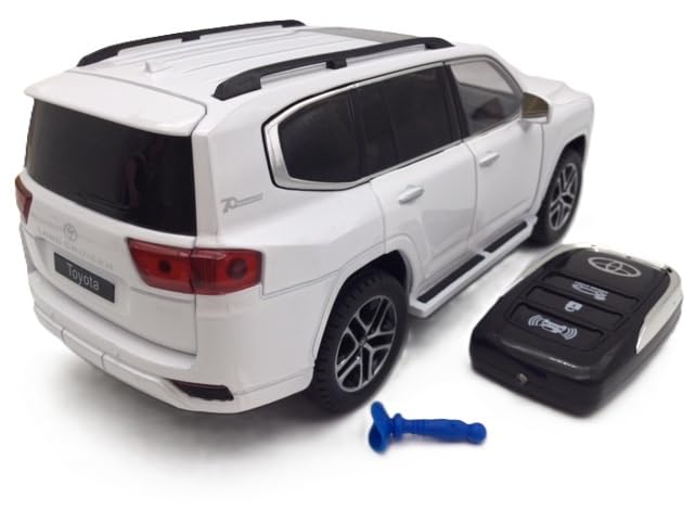 Amazon | 白 1/24 トヨタ ランドクルーザー 300 リモコン付き ヘッド