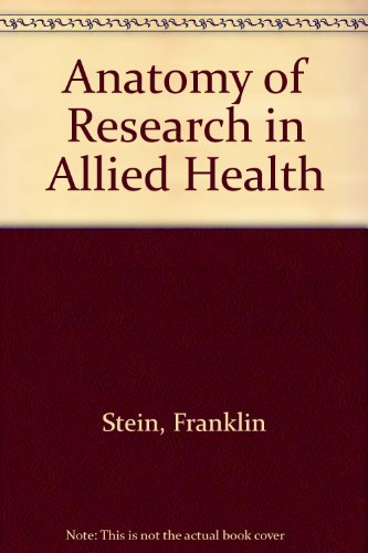 Anatomy of Research in Allied Health