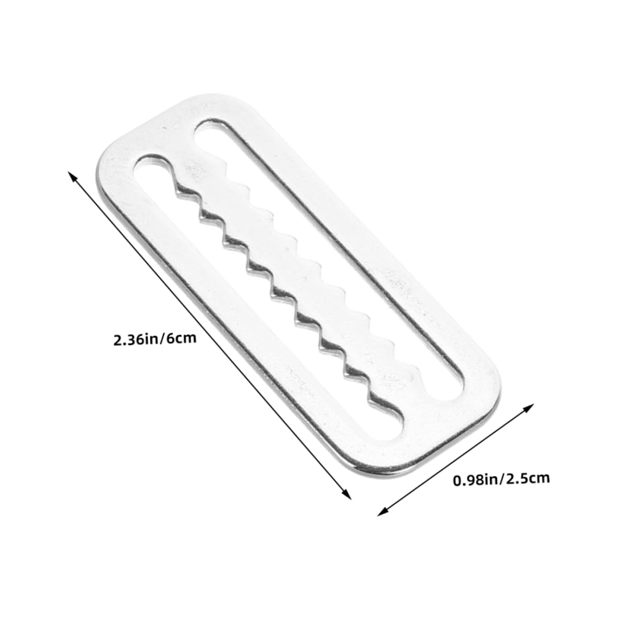 POPETPOP 4pcs Stainless Steel Diving Weight Belt Buckle Durable Anti-Slip Clips for Snorkeling and Water Sports Reliable Scuba Retainers Serrated Design for Secure Fit