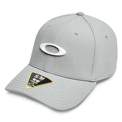 Oakley Boné masculino Tincan, Cinza/branco, P-M